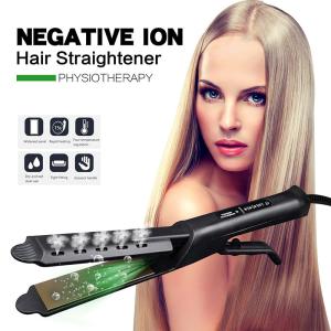 China Titanium Ceramic Steam Hair Straightener Ultralight Portable Chargeable wholesale