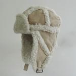 Sheepskin Winter Russian Trapper Hat Double Face Plush Style Adult Size