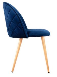 China Soft Wayfair ODM Velvet Blue Dining Room Chairs wholesale