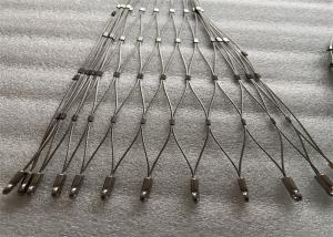 China Hole Size 25mm Stainless Steel Rope Mesh 2.5mm Diameter Ss 316 wholesale