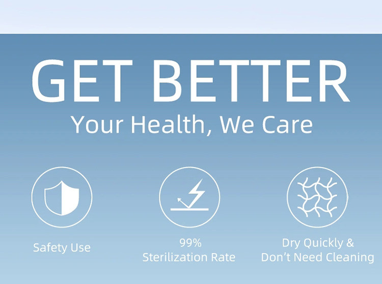 Quick Drying Disposable Hand Sanitizer Waterless Medicated Unscented Dazzles