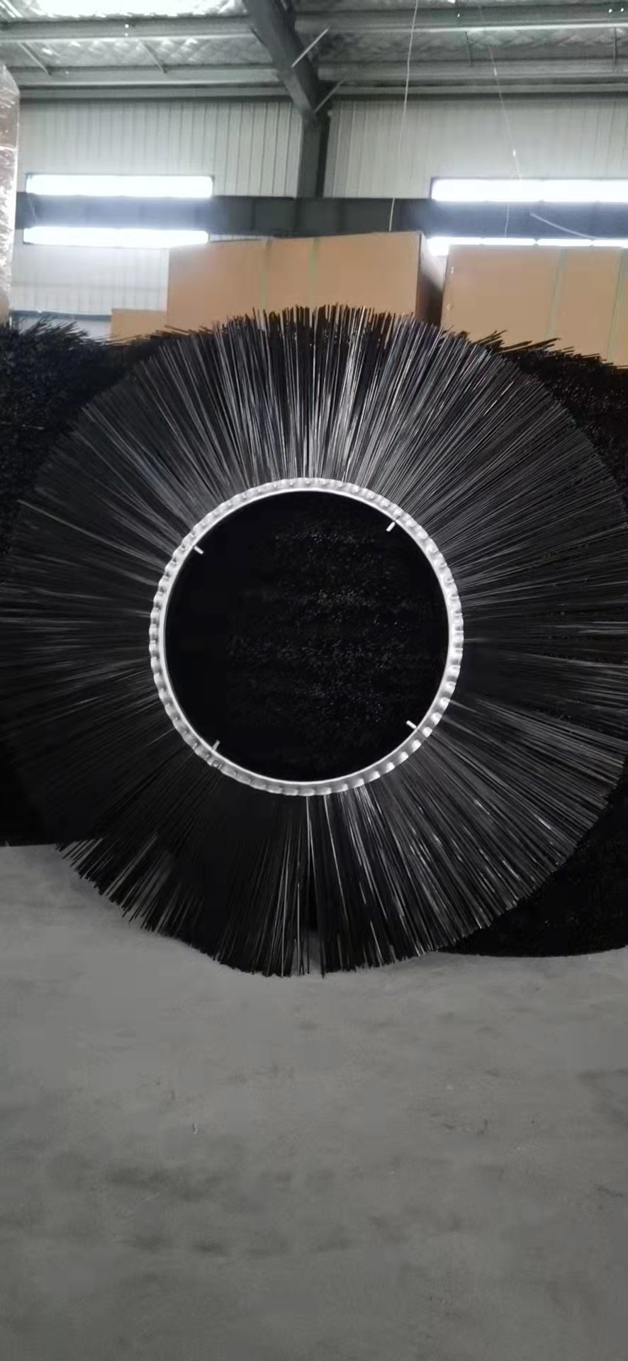 OD 1200mm ID 500mm Snow Sweeping Wafer Brush Airport Super Large Snow Removal Equipment