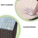 Leisure Outdoor AJUNION PE Rattan Patio Furniture Set for Balcony Poolside