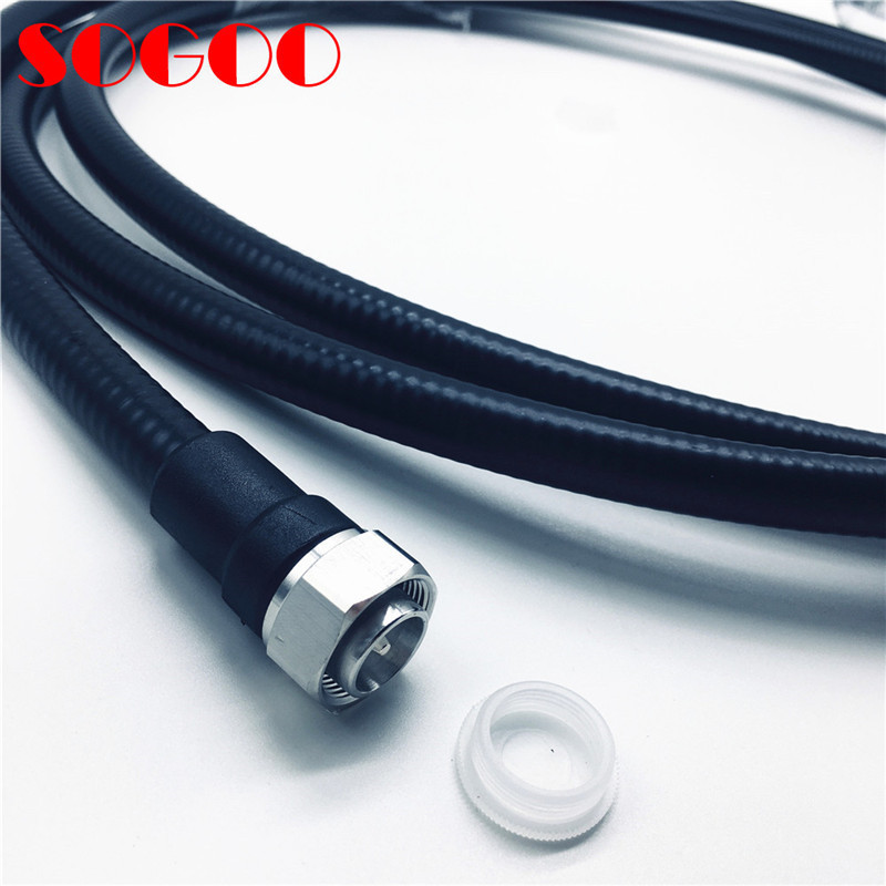 LOW PIM 3 Meters 1/2 inch Superflex Jumper cable MINI DIN Male To 7/16 DIN Male