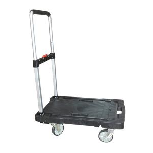 China Foldable Heavy Duty Black Platform Trolley with 600kg Capacity wholesale