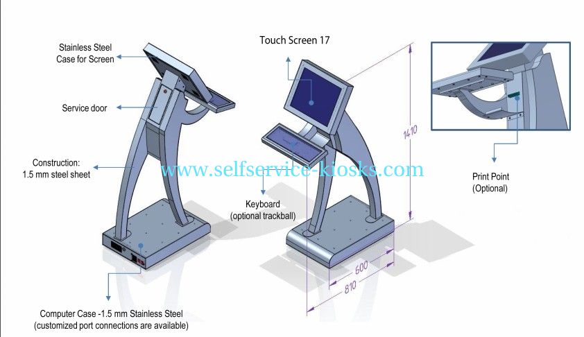 China Exhibition Centers Interactive Information Kiosks, PC Keyboard supplier