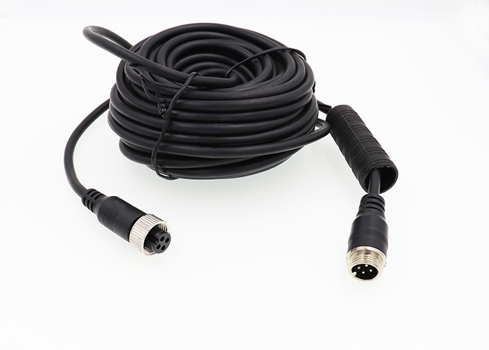 M12 Cable, M12 Circular Connector Male Coding 8-pin Male to Female Straight Plugs Molded with PVC