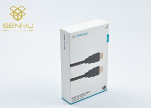 China 350g Paper CMYK Printing Iphone Charger Packaging Mobile Accessories Packaging wholesale