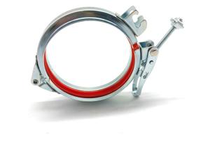 China 150mm Duct Airtight Galvanized Steel Clamps For Filtration System wholesale