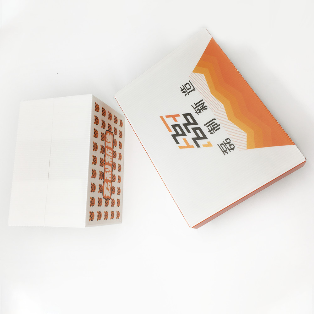 RoHS Foldable Corrugated Plastic Packaging Boxes For Shoes Clothes