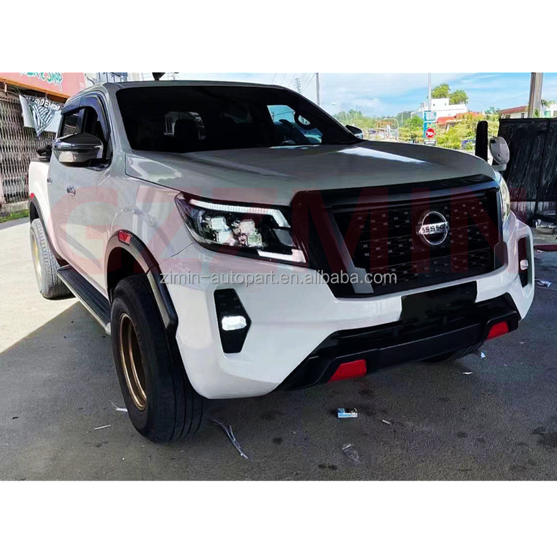LED Light Design ABS Plastic Wheel Fender Flare For NP300 Navara 2021