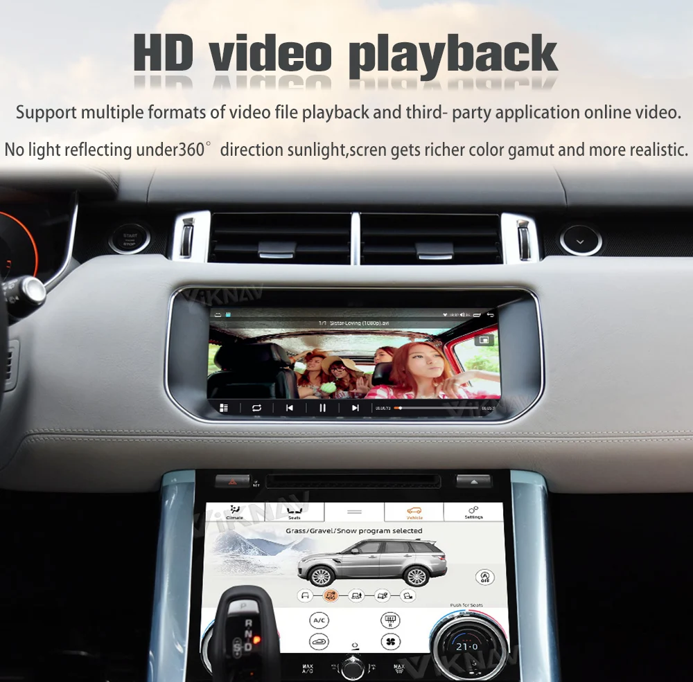 Android Auto Car Radio For Range Rover sport L494 2013-2017 Touch Screen Multimedia Player GPS Navigation Head Unit
