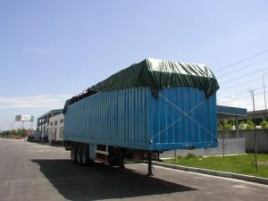 China Dual-Loop Air Brake System 3 Axles Van Semi Trailer wholesale