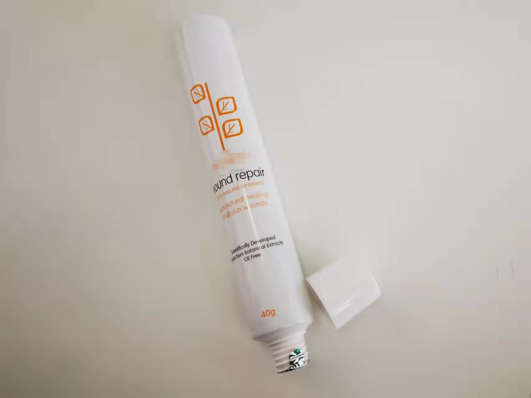 Offset Printing 40g Screw Cap Abl Tube 25mm Diameter