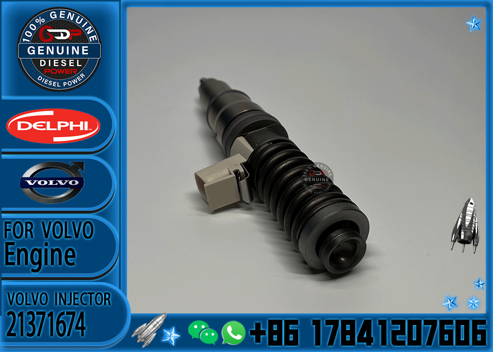 Injector Diesel Fuel Injector 21371674 20569291 21582096 21582094 For VOLVO Engine EC380 EC480