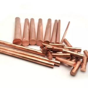 China 8mm Diameter 99.9% Pure Copper Rod C1100 Round Shape Soft Annealed wholesale