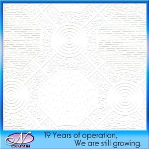 China Hotel Wall/Ceiling Improvement Acoustical PVC Gypsum Ceiling Tiles 7mm-15mm Thickness wholesale