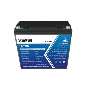 China Portable Compact Lifepo4 Rechargeable Battery Lightweight 12v 18ah wholesale