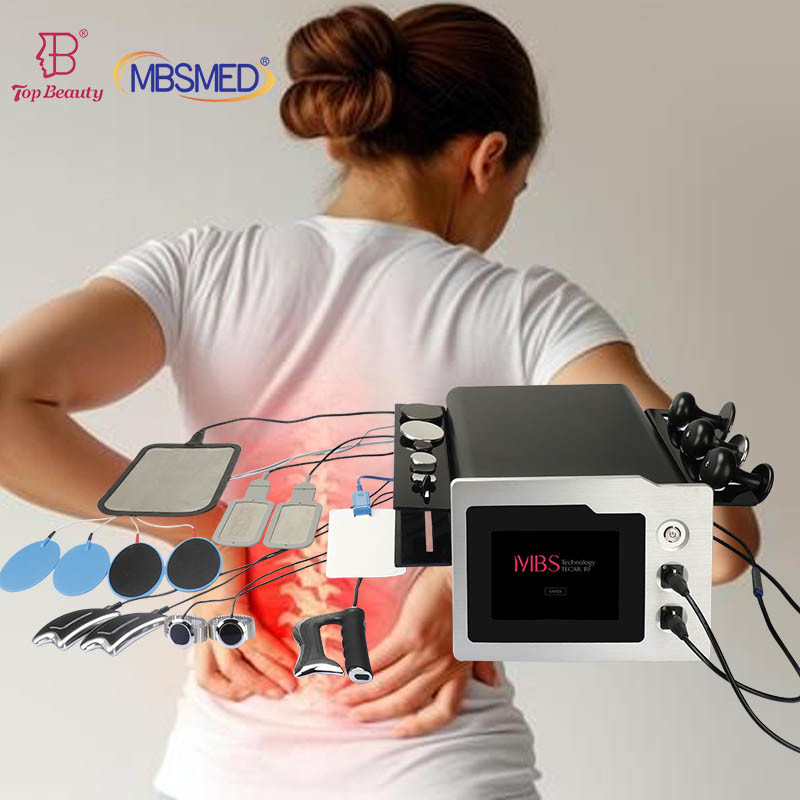 Portable Indiba Cet Ret Tecar Physiotherapy Relief Pain 3 in 1 Tecar Rf 448khz Tecar Therapy Machines