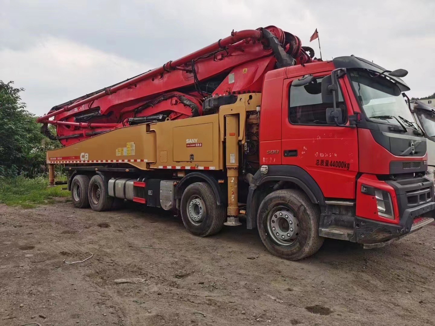2018 Sany Used Concrete Pump Truck 56m SYM5446THB 560C-8A 41460kg