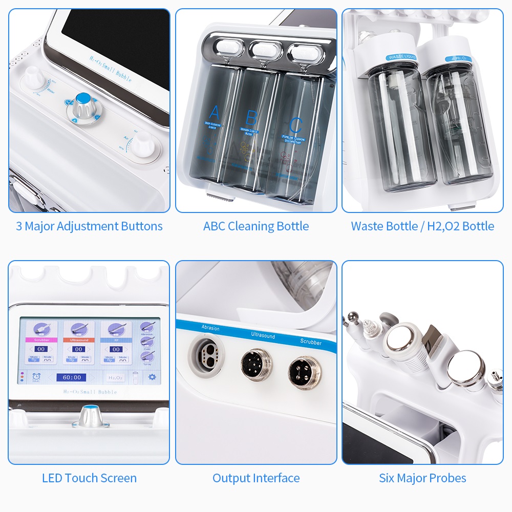 H2o2 Portable Laser Tattoo Removal Machine RF Dermabrasion Machine