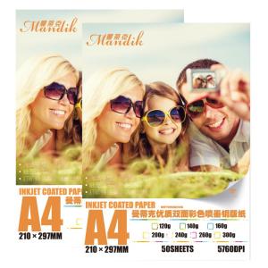 China Glossy Double Sided Inkjet Photo Paper wholesale