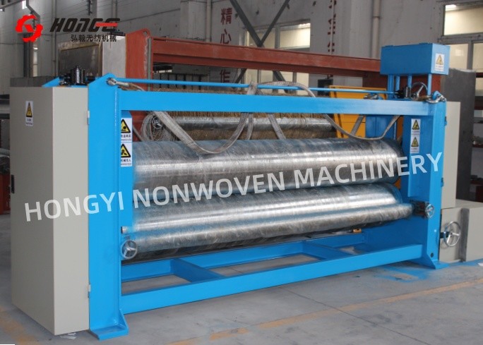 Changshu CE Certificated 3.5m Professional Quality Two Roller Nonwoven Calender Machine for Thermal bonding Wadding Line