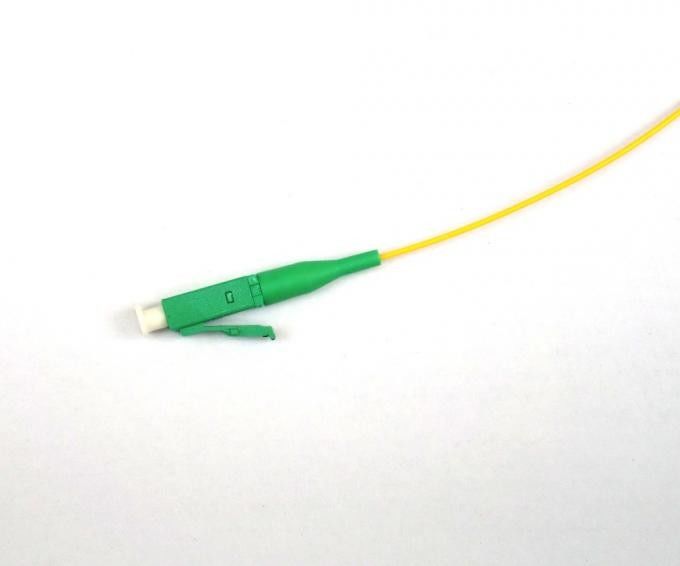 G.652D LC APC Fiber Optic Pigtail , 2 mm Fiber Optic Patch Cord Low Insertion Loss