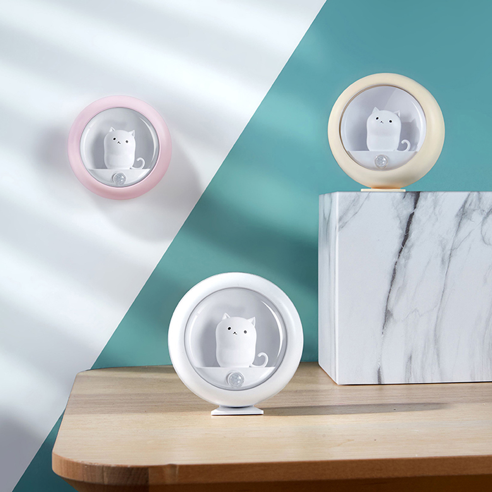Decorative Atmosphere 800MAH 0.3w Motion Sensor Bedroom Night Light