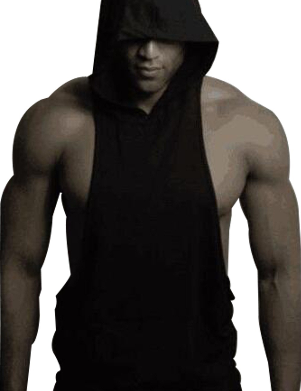 Hollow Men Workout Tank Top Fitness Sleeveless Breathable Undershirt