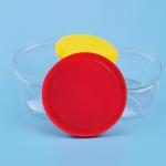 Reusable 99mm Embossed Logo Plastic Tin Lid Covers