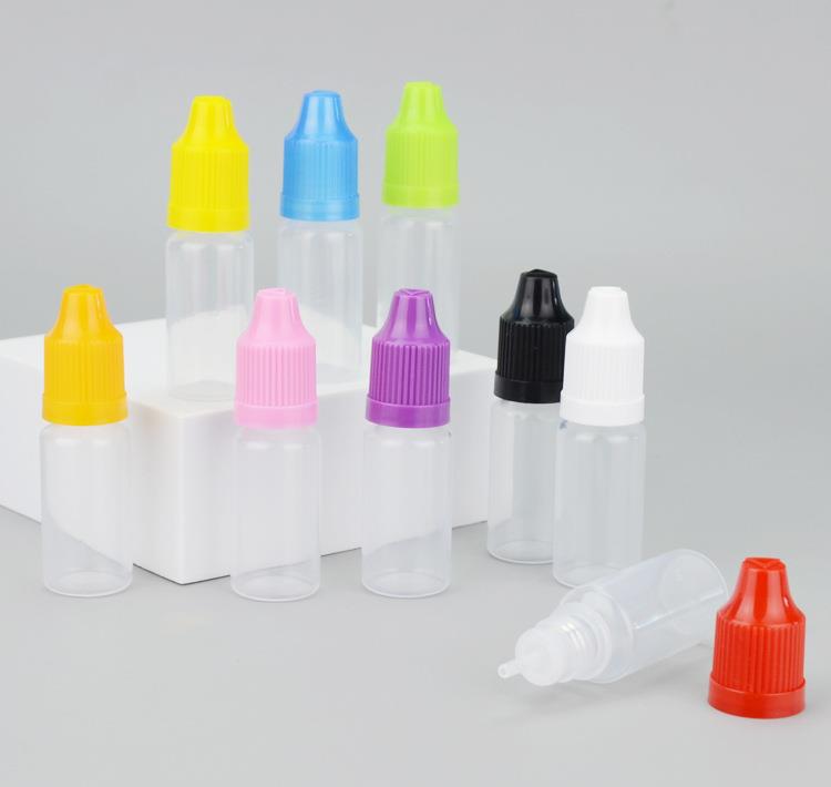 Pet Plastic 30ml E Cig Liquid Bottle With Child Tamper Proof Lid