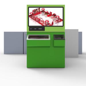 China Malls 50&quot; Touch Screen RVM Plastic Bottle Recycling Vending Machine wholesale