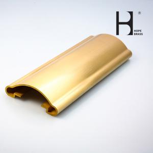 China Rust Resistant Brass Handrail , HPb58-2.5 Metal Handrail Profiles wholesale