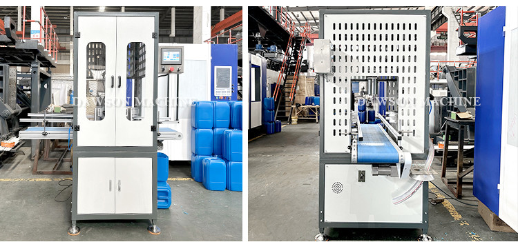 Automatic Plastic 5L 10L 20L Jerrycan Drum Bottle Mouth Neck and Trimming Machine Bottle Mouth Grinding Machine