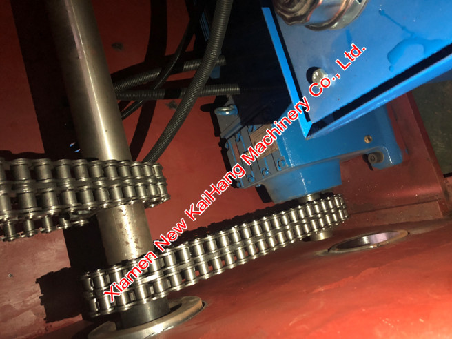 6TX1250mm de – coiler with coil car for high speed roofing/ wall cladding making machine, high speed rotation