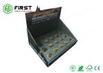 Customized Counter Display Racks With Holes Retail Promotion Cardboard Counter