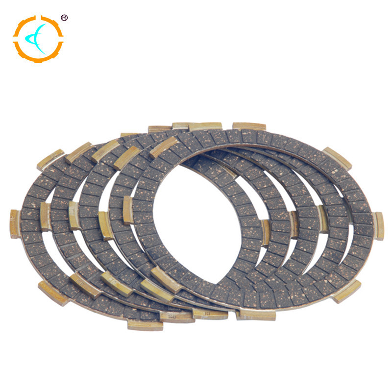 Yellow Motorcycle Clutch Parts / Rubber Clutch Friction Plate For CG125