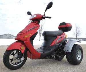 China Mountain Road 2.95 Hp 49cc Tri Wheel Motorcycle wholesale