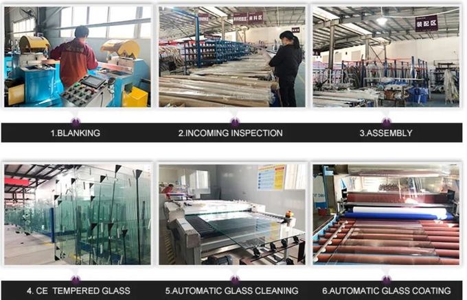Dry Wet Separation One Type Glass Shower Door