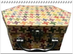 China Decorative Mini Suitcase Storage Keepsake Box for stationery, photos, cds, child's room wholesale
