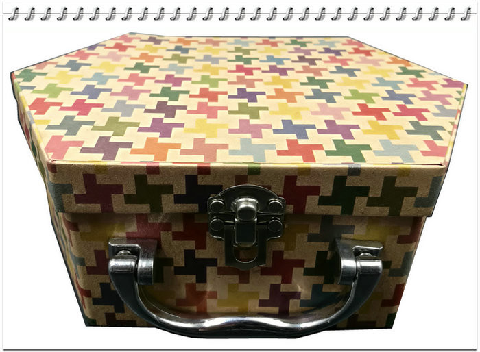Decorative Mini Suitcase Storage Keepsake Box for stationery, photos, cds, child's room