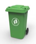 100L plastic containers outdoor recycle bin100l dust bin