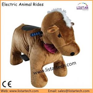 China Adult Small Horse Riding Games Electric Car Coin Operated Pony Ride Toy Games for Sale on sale