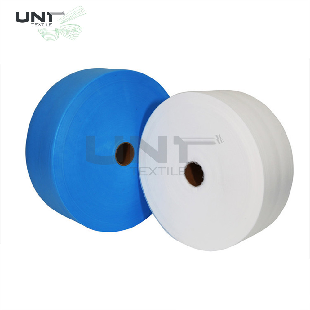 Anti Bacterial Cross Spunlace Nonwoven Fabric 20cm Width