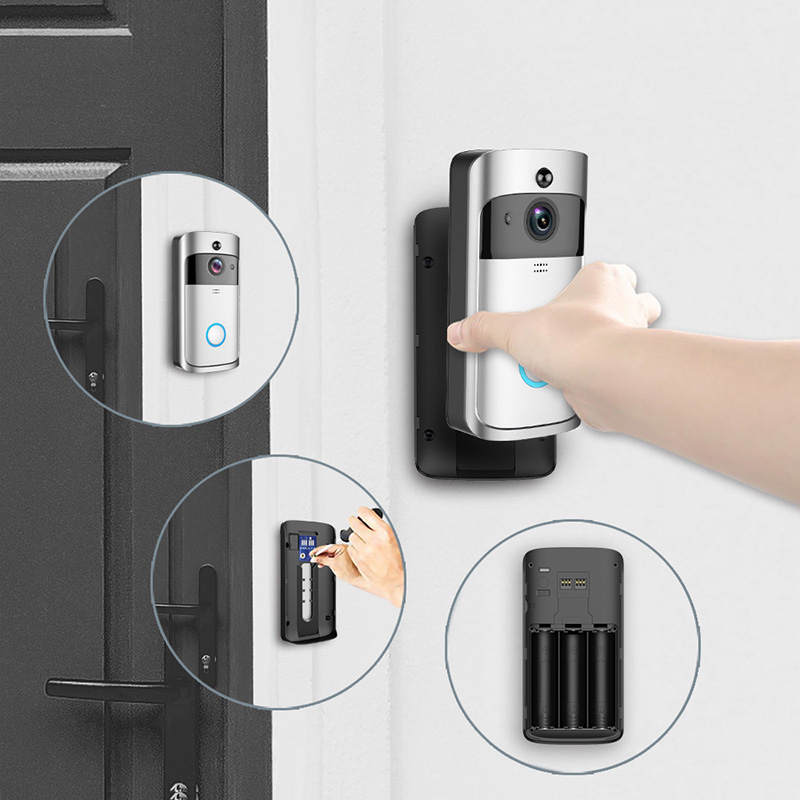 720P 2.4GHz Security Smart Home Wireless Video Doorbell Real Time