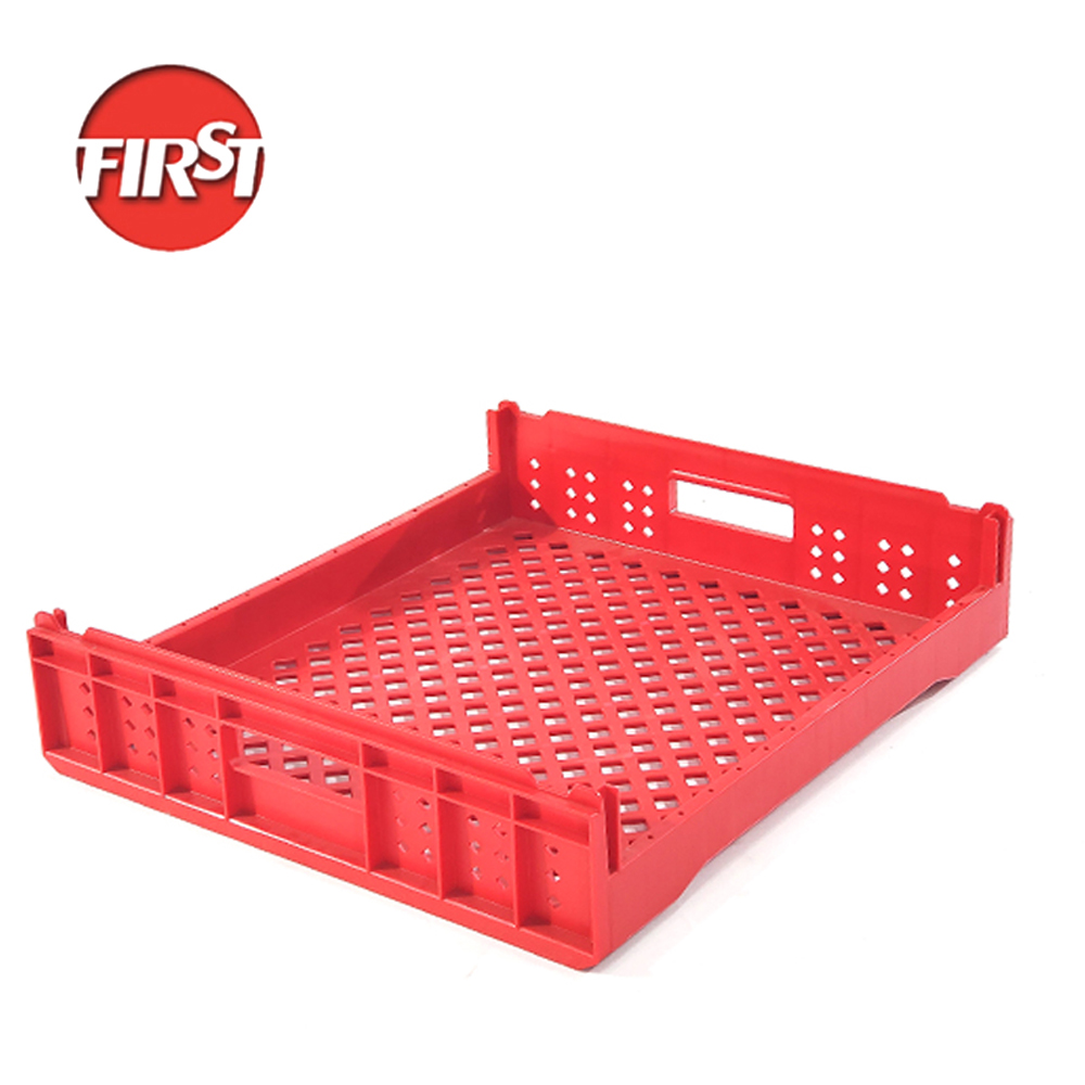 PP Bread Tray Plastic Stackable Turnover Box/Crates with External Size 550*480*130mm
