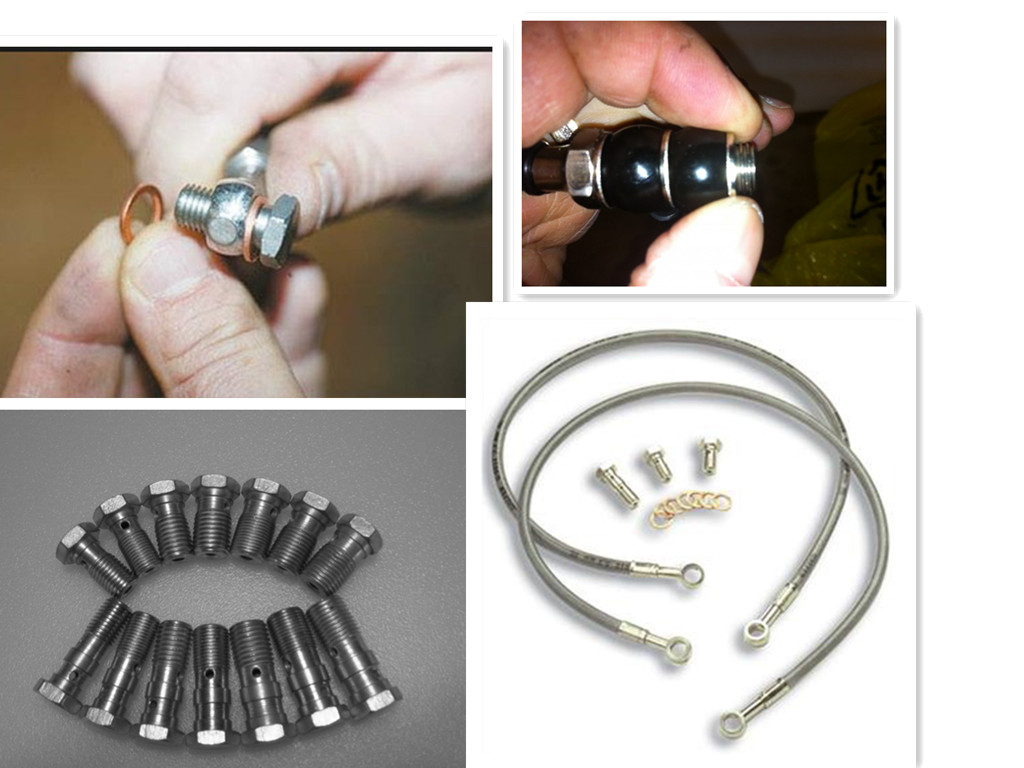 stainless steel braided flexible brake hose line