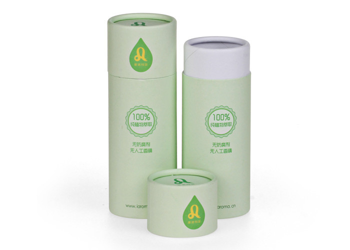 Luxury Cosmetic Paper Tube Packaging Recyclable Cardboard For Skin Care