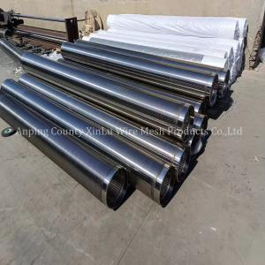 China Wedge Wire Water Pump Drilling Johnson Screen Pipe for DeepWell Sand Control wholesale